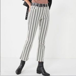 BDG Urban Outfitters Stripped Flare Jeans